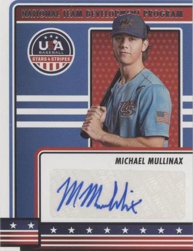 2023 Panini USA Baseball Stars & Stripes - Michael Mullinax #NTDP-MM