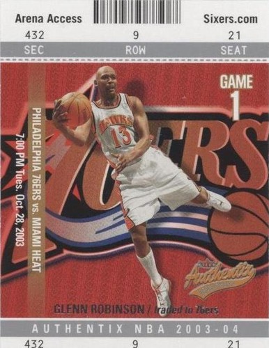 2003-04 Fleer Authentix - Glenn Robinson #88