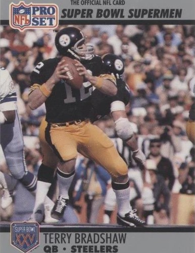 1990 Pro Set Super Bowl XXV Silver Anniversary Football Trading Cards