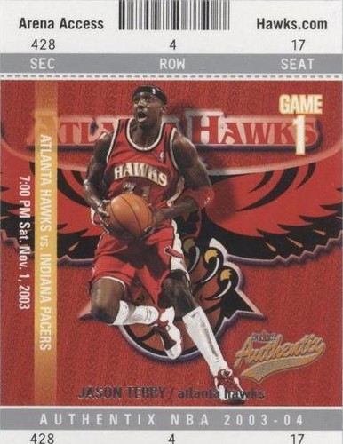 2003-04 Fleer Authentix - Jason Terry #96