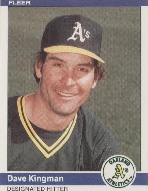 1984 Fleer Update - Dave Kingman #U-62