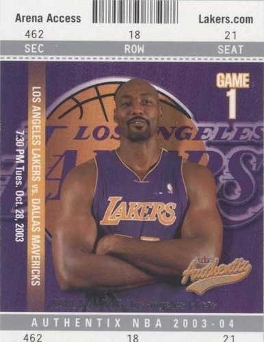 2003-04 Fleer Authentix - Karl Malone #99