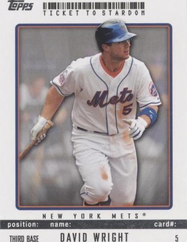 2009 Topps Ticket To Stardom - David Wright #5
