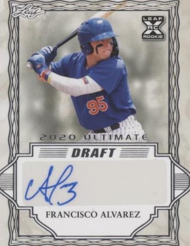 2020 Leaf Ultimate Draft - Francisco Alvarez #BA-FA1