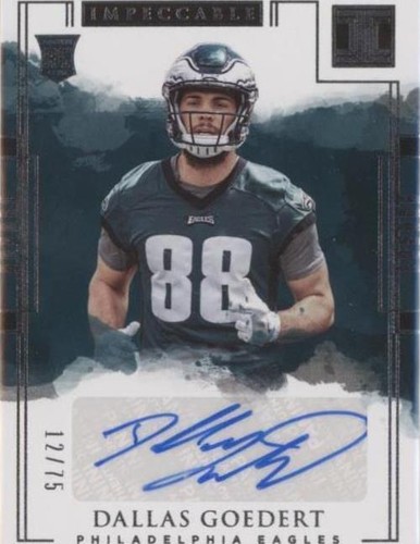 2018 Panini Impeccable Dallas Goedert #148