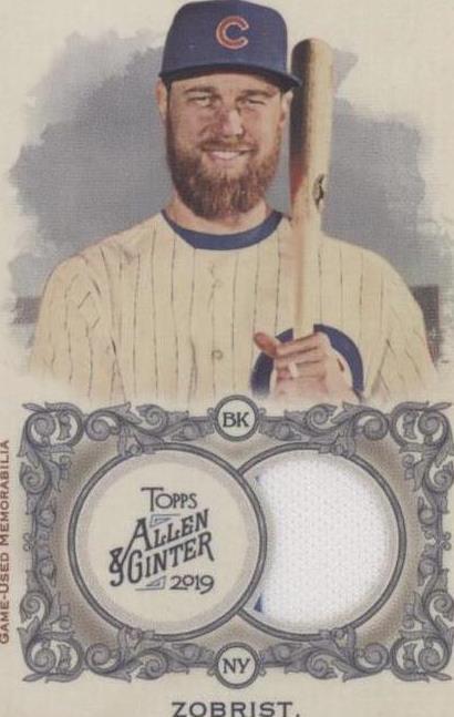 2019 Topps Allen & Ginter - Relics B #FSRB-BZ Ben Zobrist (MEM)