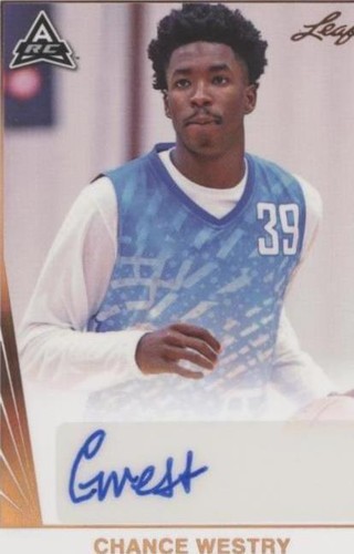 2021-22 Leaf Memories - Chance Westry #BA-CW1