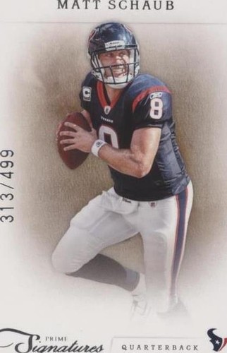 2011 Panini Prime Signatures Matt Schaub #121