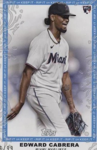2022 Topps Rip - Edward Cabrera #58