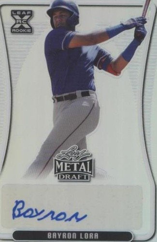2020 Leaf Metal Draft - Bayron Lora #BA-BL1