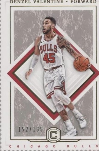 2017-18 Panini Cornerstones - Denzel Valentine #81
