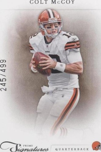 2011 Panini Prime Signatures Colt McCoy #34