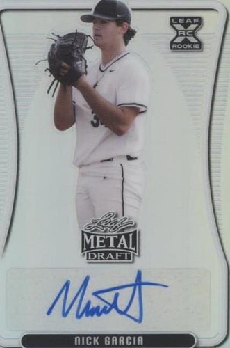 2020 Leaf Metal Draft - Nick Garcia #BA-NG2