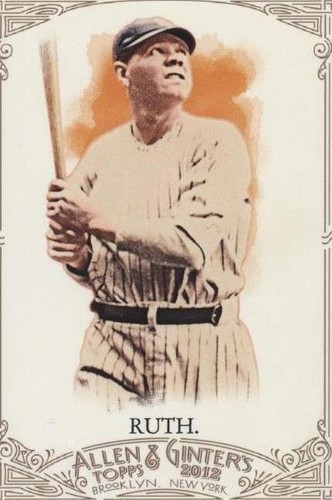 2012 Topps Allen & Ginter's - Babe Ruth #176