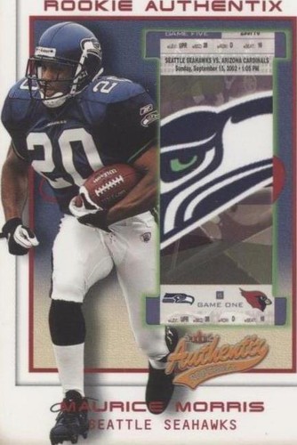 2002 Fleer Authentix Maurice Morris #127