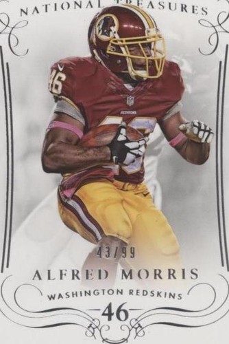 2014 Panini National Treasures Alfred Morris #79