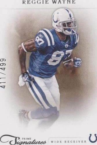 2011 Panini Prime Signatures Reggie Wayne #144