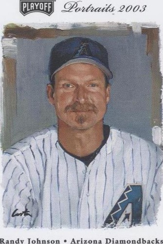 2003 Playoff Portraits - Randy Johnson #14