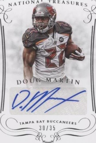 2014 Panini National Treasures Doug Martin #S-DMA