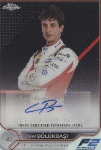 2022 Topps Chrome Formula 1 - Cem Bolukbasi #CAC-CB