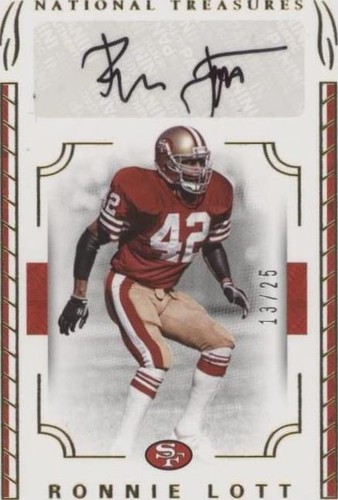 2016 Panini National Treasures Ronnie Lott #96