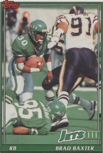 1991 Topps Brad Baxter #474