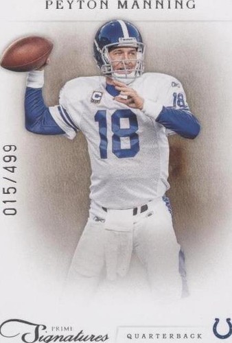 2011 Panini Prime Signatures Peyton Manning #137