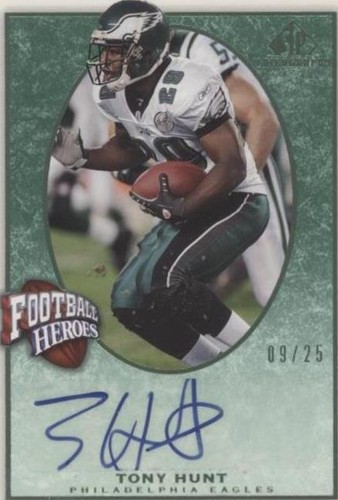 2007 SP Chirography Tony Hunt #FH-TH