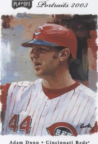 2003 Playoff Portraits - Adam Dunn #8