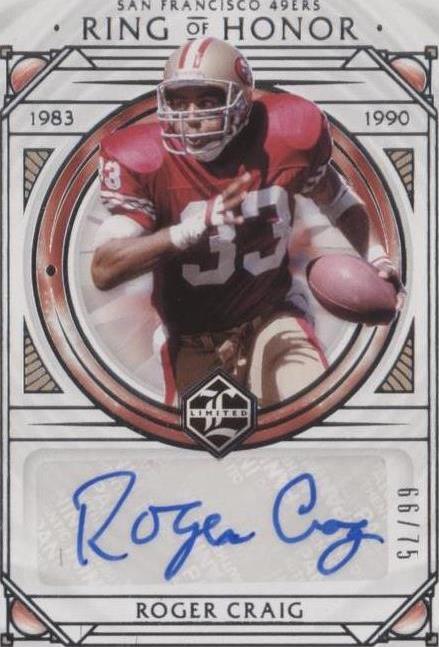 Panini Limited 2021 Roger Craig #ROH-RC