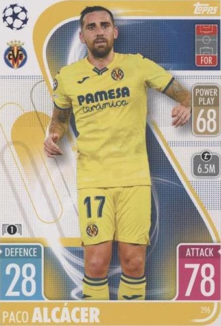 2021-22 Topps Match Attax UCL Paco Alcacer #296