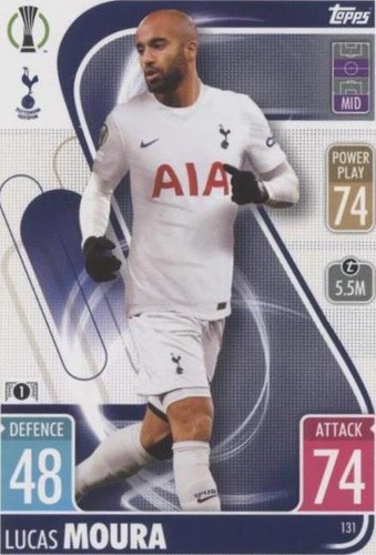 2021-22 Topps Match Attax UCL Lucas Moura #131