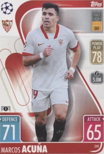 2021-22 Topps Match Attax UCL Marcos Acuna #249