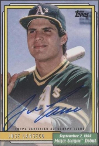 2022 Topps Archives - Jose Canseco #72DB-JC