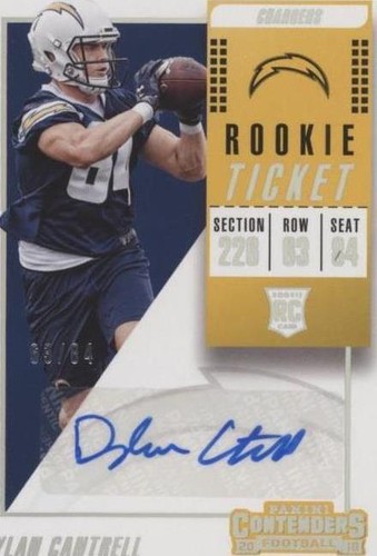 2018 Panini Contenders Dylan Cantrell #188