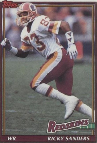 1991 Topps Ricky Sanders #193