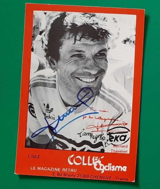 Cyclisme Carte Cycliste Bernard Thevenet Edition Collec Cyclisme SignÃ©E