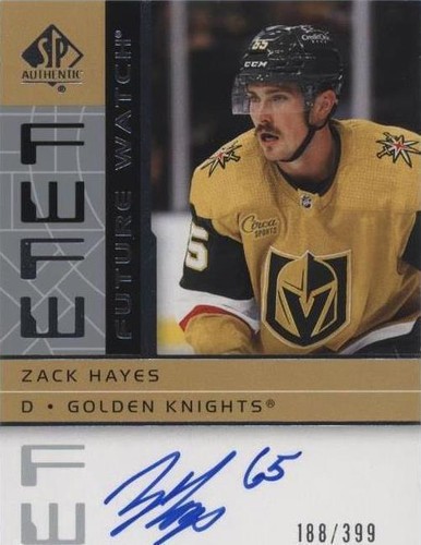 2022-23 SP Authentic - Zack Hayes #RFWA2-ZH
