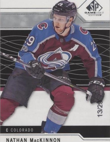 2018-19 Upper Deck SP Game Used - Nathan MacKinnon #55
