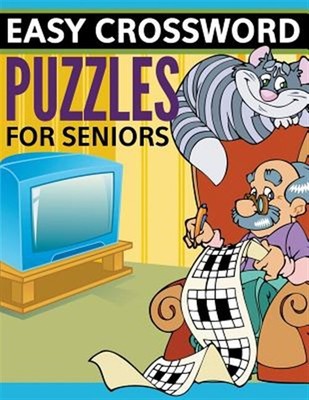 Easy Crossword Puzzles For Seniors: Super Fun Edition, Brand New, Free shippi...