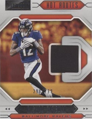 2021 Panini Playbook Rashod Bateman #HR-RB