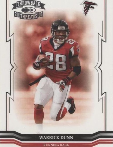 2005 Donruss Throwback Threads Warrick Dunn #6