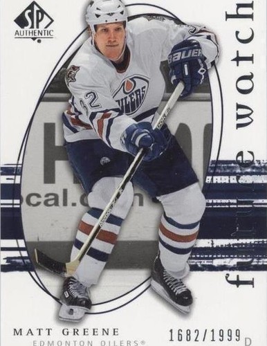 2005-06 SP Authentic - Matt Greene #260