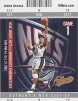 2003-04 Fleer Authentix - Jason Kidd #89