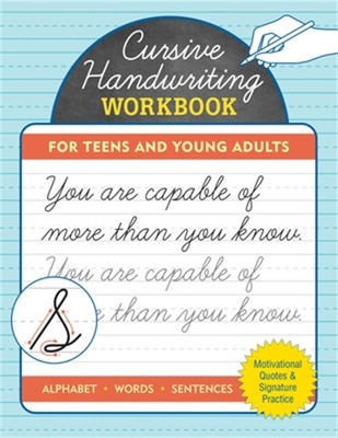 Cursive Handwriting Workbook for Teens and Young Adults (Paperback or Softback)