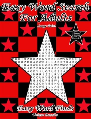 Easy Word Search For Adults: Easy Word Finds by Unique Puzzles, Unique Puzzle...