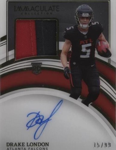 2022 Panini Immaculate Collection Drake London #104