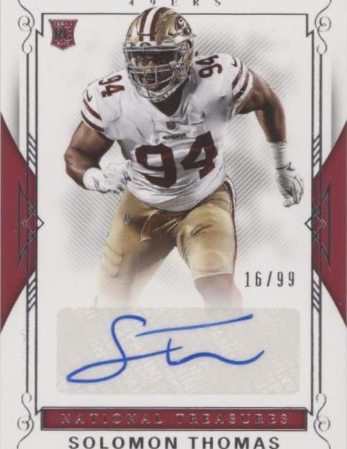 2017 Panini National Treasures Solomon Thomas #147
