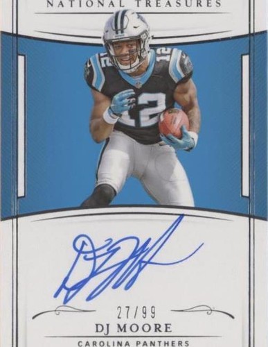 2018 Panini National Treasures D.J. Moore #RS-DJM