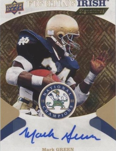 2017 Upper Deck Notre Dame 1988 Championship Mark Green #FIS-MG